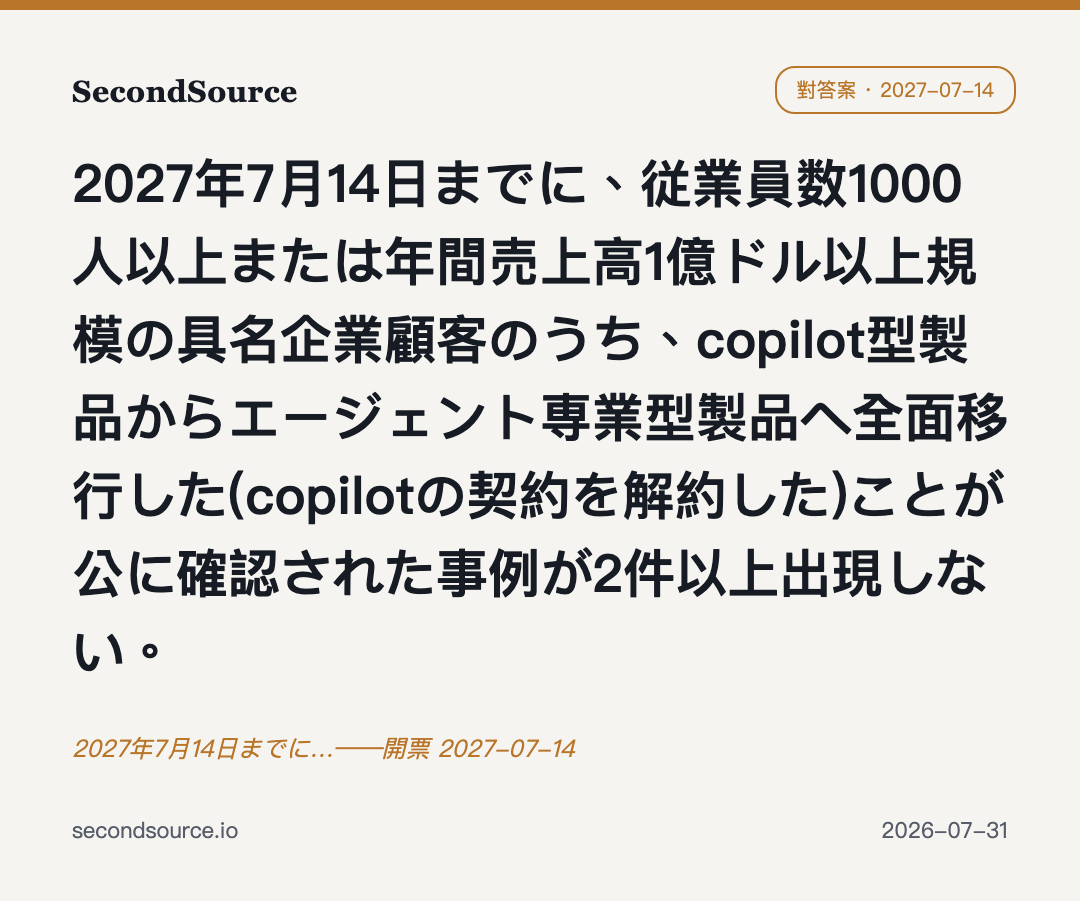2027年7月14日までに…——開票 2027-07-14